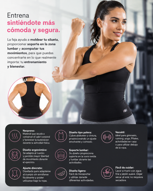 POLREC™ - Faja Polera Reductora Dama Ejercicio Gym